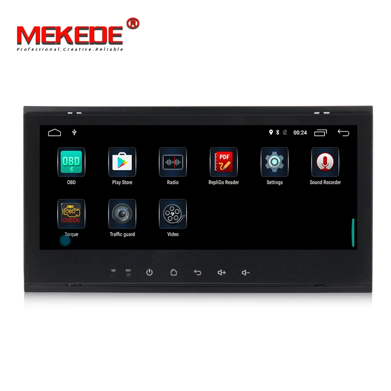 MEKEDE 8 ''полный экран 1024 * 600HD 4G ПУСТЬ Android 1 Автомобильный gps плеер для VW Touareg Multivan T5