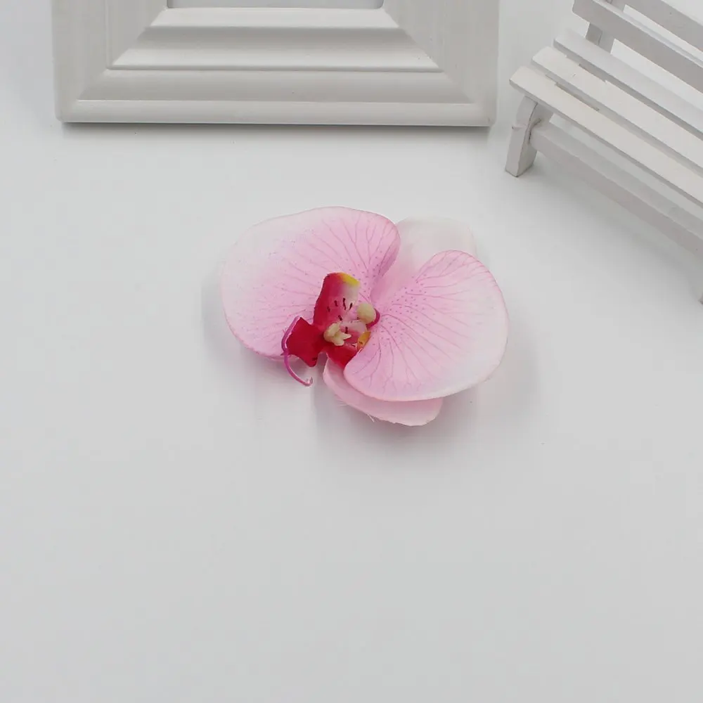 Новинка 2 шт./лот искусственный шелк имитация один цветок моль Орхидея Цветочная