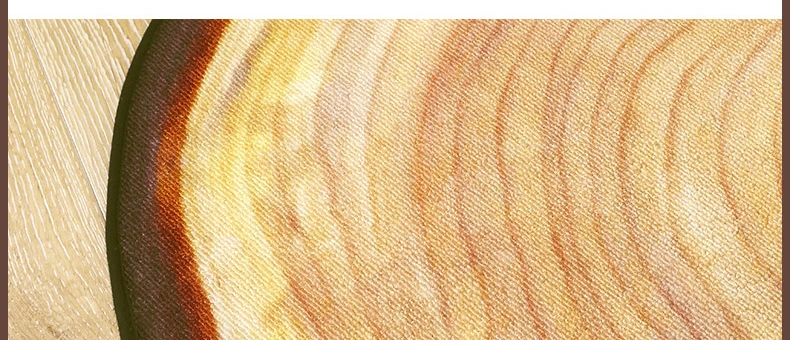 3D старинный деревянный круглый коврик с кольцом для спальни компьютерный Коврик