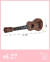 Гавайские гитары укулеле черный 21 дюймов 4 струны Ukelele дешевые Гавайи мини гитара из красного дерева