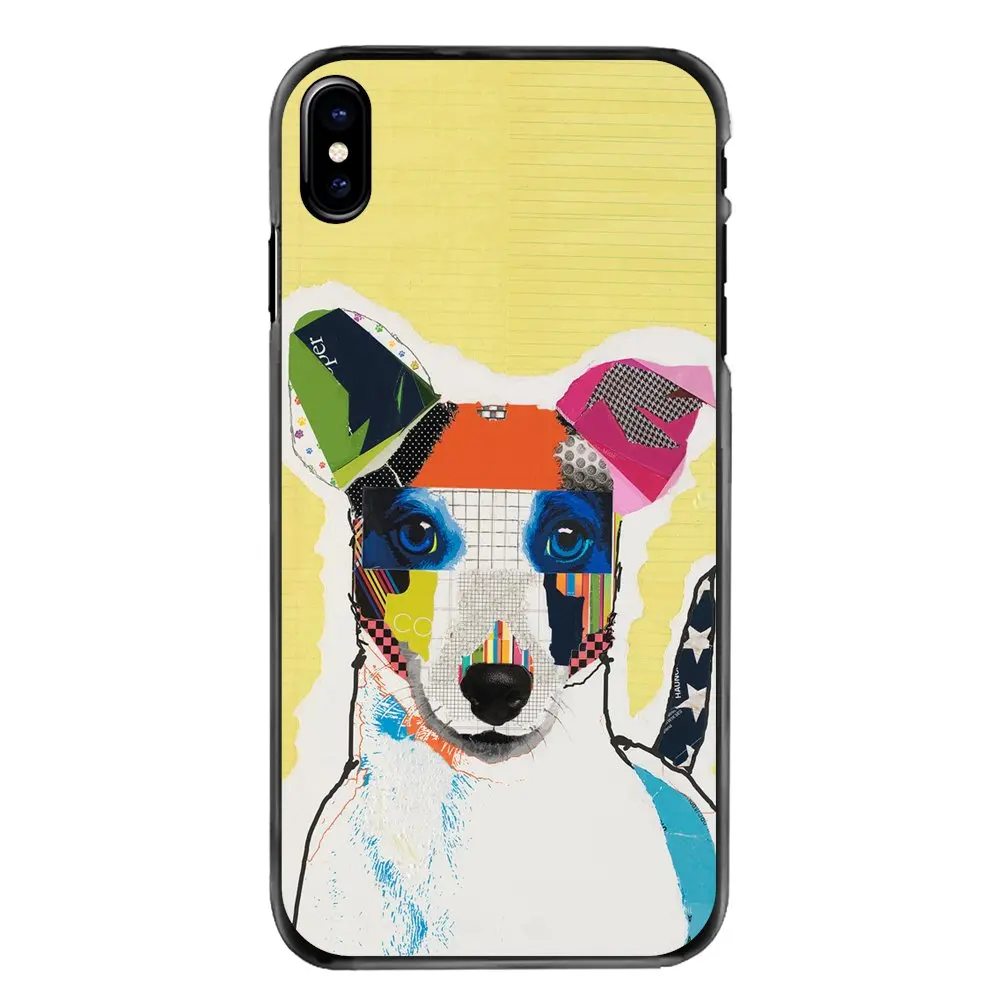 For Samsung Galaxy A3 A5 A7 A8 J1 J2 J3 J5 J7 Prime 2015 2016 2017 I Love My jack russell Terrier dog puppy Art Hard Phone Cover |