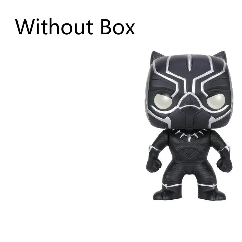 No Box FUNKO POP Marvel Мстители 3 Бесконечная война Человек-паук модель игрушки Raytheon фигурка Коллекционная детская игрушка - Цвет: No Box