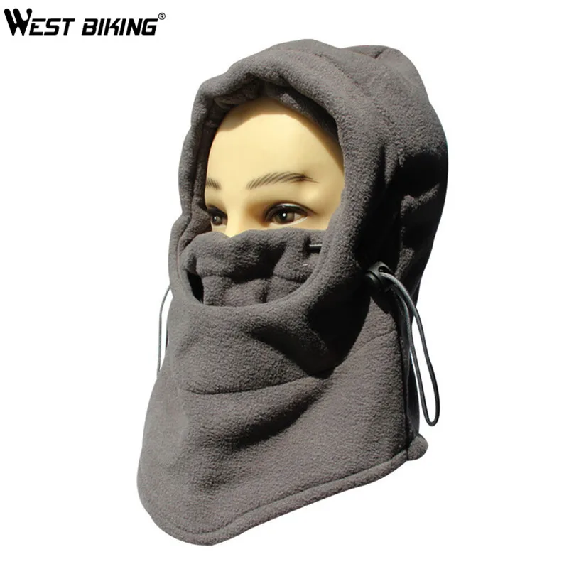 WEST BIKING теплые шапки для велоспорта лыжная Кепка велосипедная лицевая маска