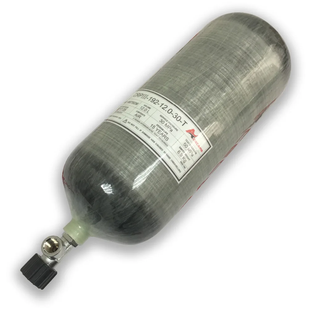 AC31210 12L Hpa Pcp газовый баллон акваланг мини кислородный Воздушный бак Пейнтбольная