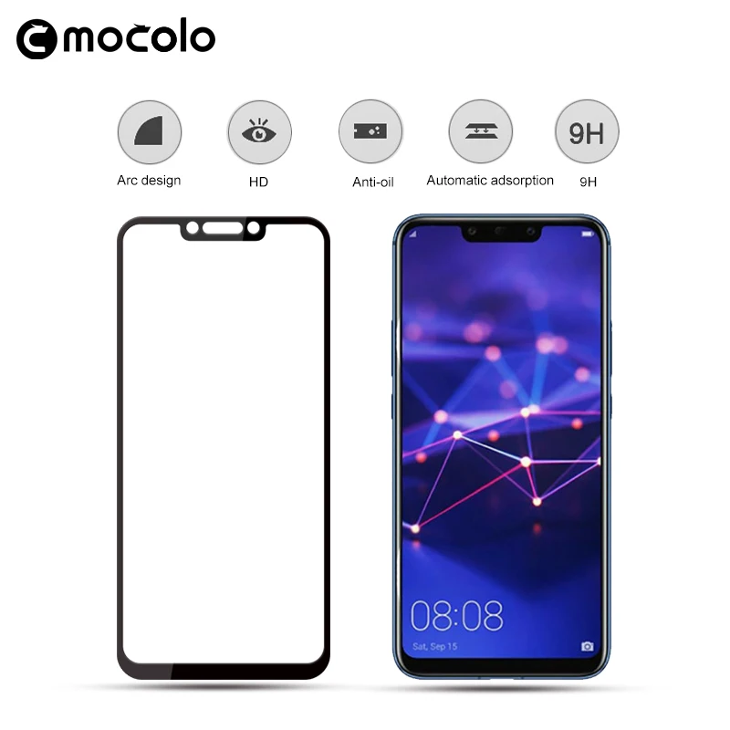 Mocolo 2.5D 0 33 мм Полное покрытие экрана 9H жесткая защита закаленное стекло для Huawei Mate