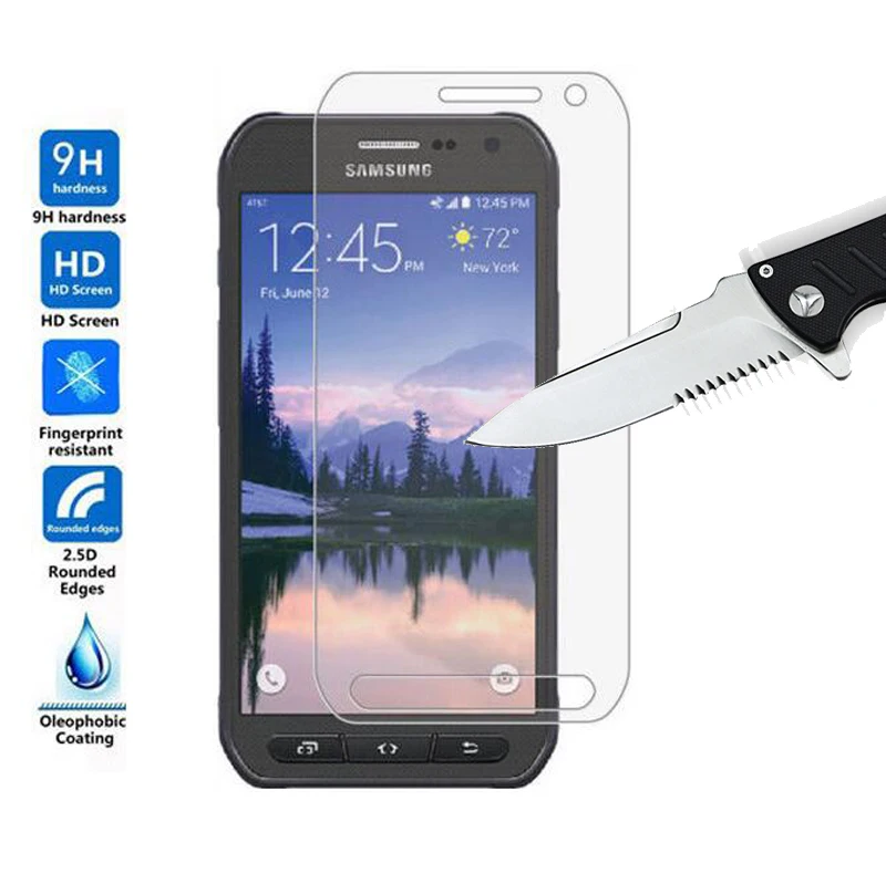 Высококачественная пленка из закаленного стекла для Samsung GALAXY S4 Active / S5 S6 S7 Active/S8