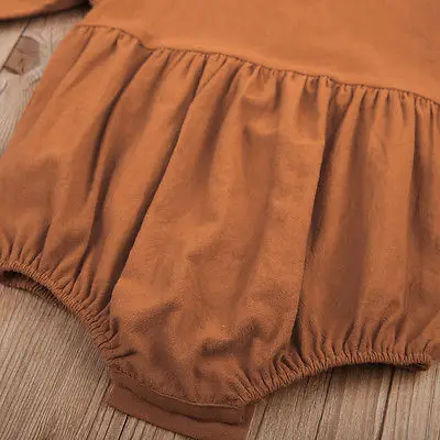 Милая одежда для маленьких девочек осенняя хлопковая детская с длинным