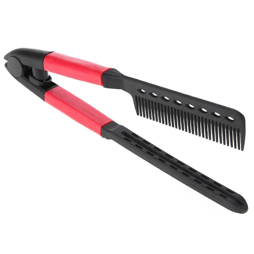 Расческа Складная для выпрямления волос 2017|straightener hair comb|v combhair comb |