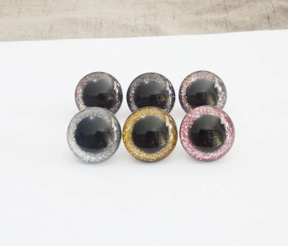 100 шт./лот new26mm-28mm-30MM-40MM круглые прозрачные пластиковые безопасные игрушечные