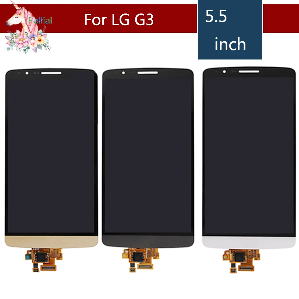 ЖК полный экран для LG G3 lcd кодирующий преобразователь сенсорного экрана в сборе