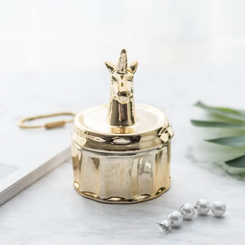 Ins скандинавский стиль керамическое Ювелирное кольцо коробка для хранения