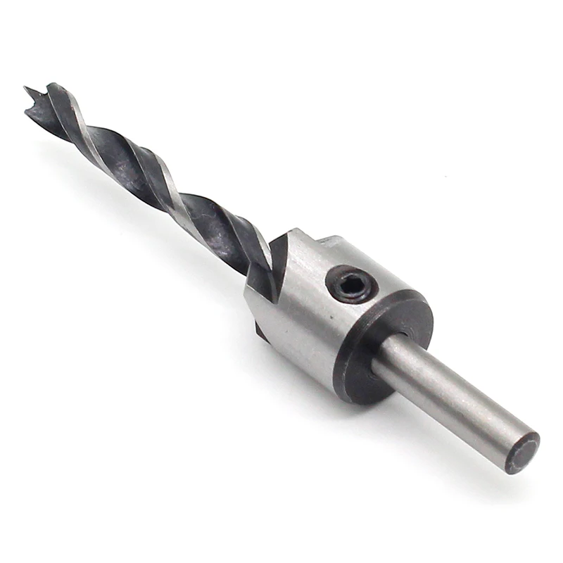Новинка полезный набор сверл с зенкером 4 шт./лот развертка для деревообработки 5