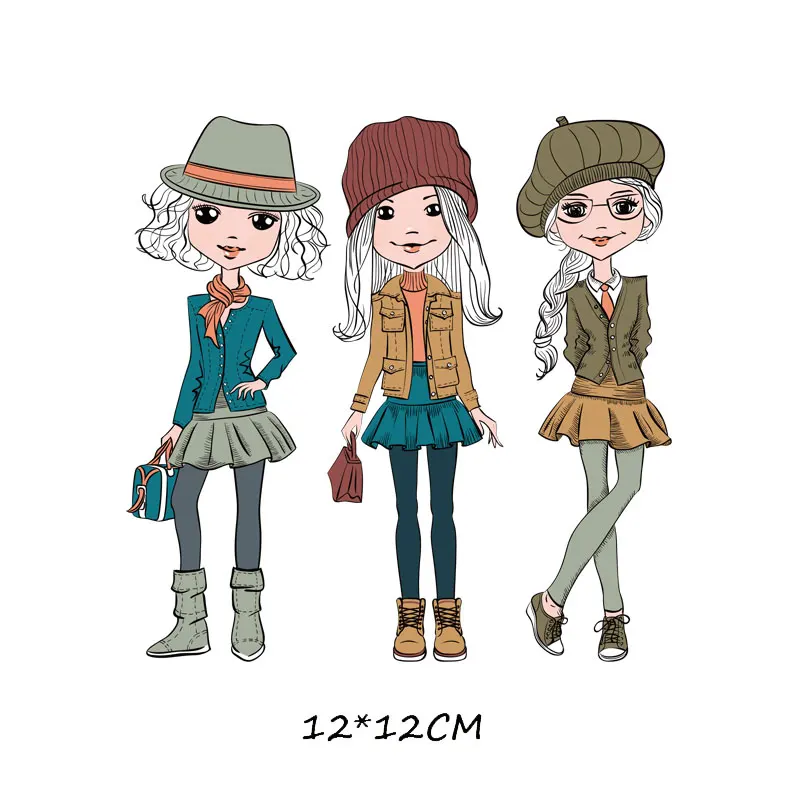 Термонаклейки ZOTOONE для девочек виниловые термонаклейки одежды аппликация на