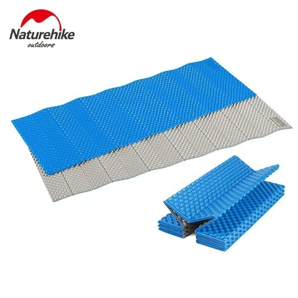 Blue Naturehike Открытый Сверхлегкий Алюминиевый влагостойкий коврик спальный коврик складной спальный коврик для кемпинга пляжный коврик для пикника - Цвет: Blue