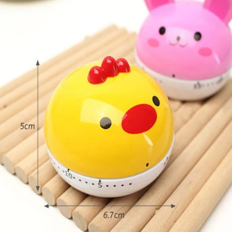 Комплект из 1 предмета Будильника с рисунками зверей мультфильмов Кухня