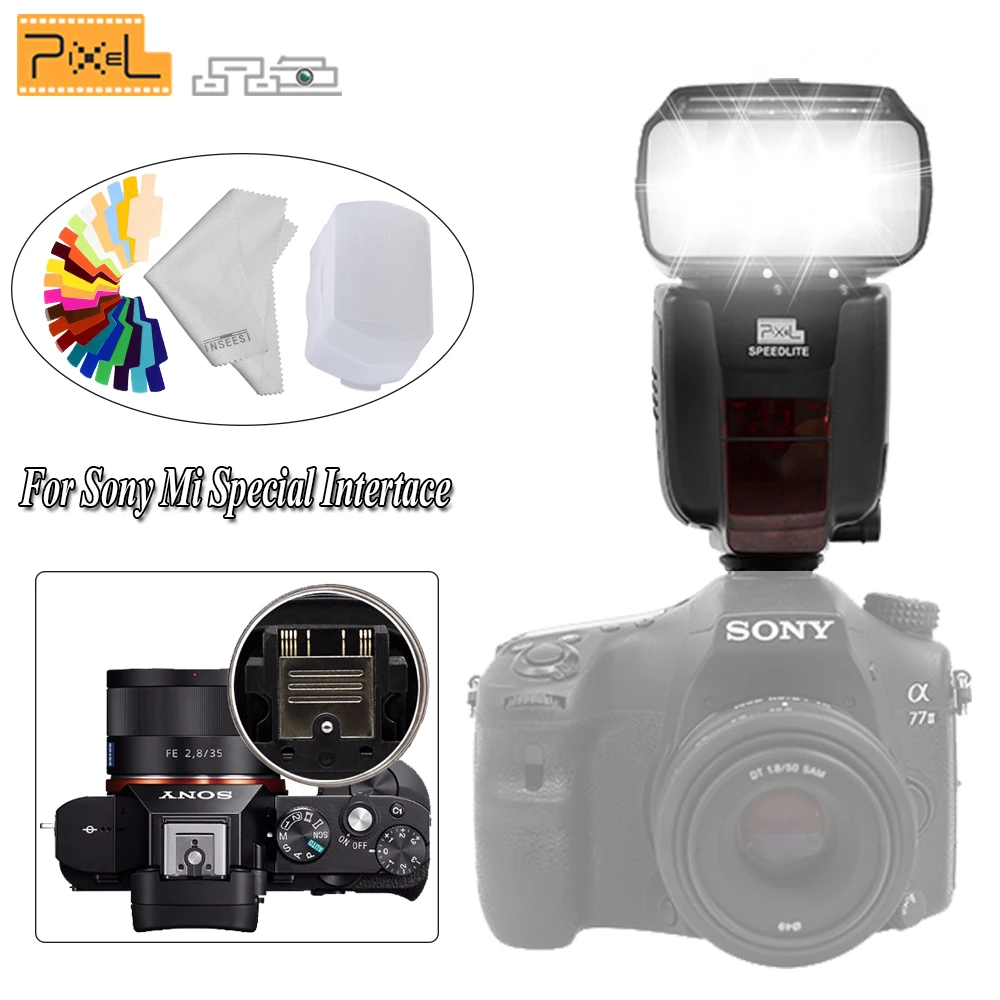 PIXEL X800S TTL HSS крепление для обуви беспроводное управление Master/Slave S1/S2 внешняя