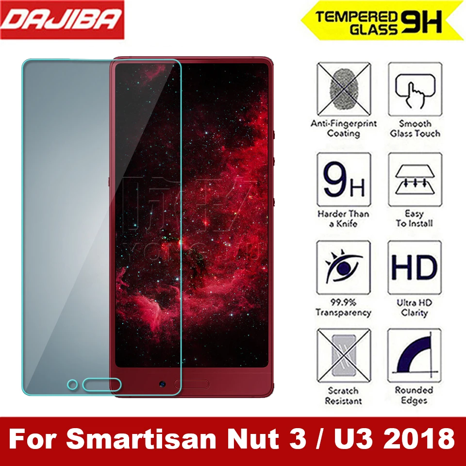 Закаленное стекло для экрана Smartisan U3 2018 2.5D Arc Edge Круглый Пограничный экран