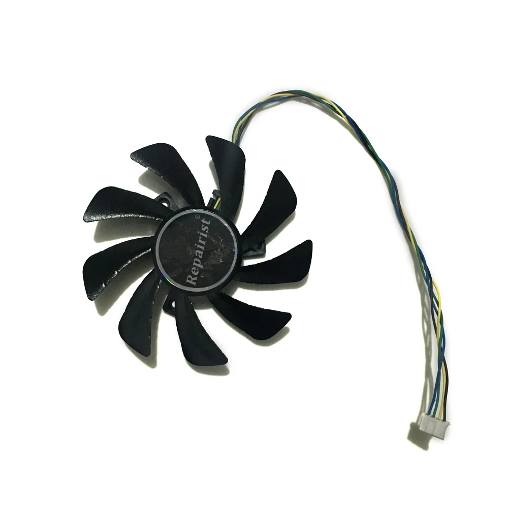 85 мм вентилятор RX560 GPU VGA для Radeon HIS RX 560 зеленый iCooler видеокарта системы охлаждения