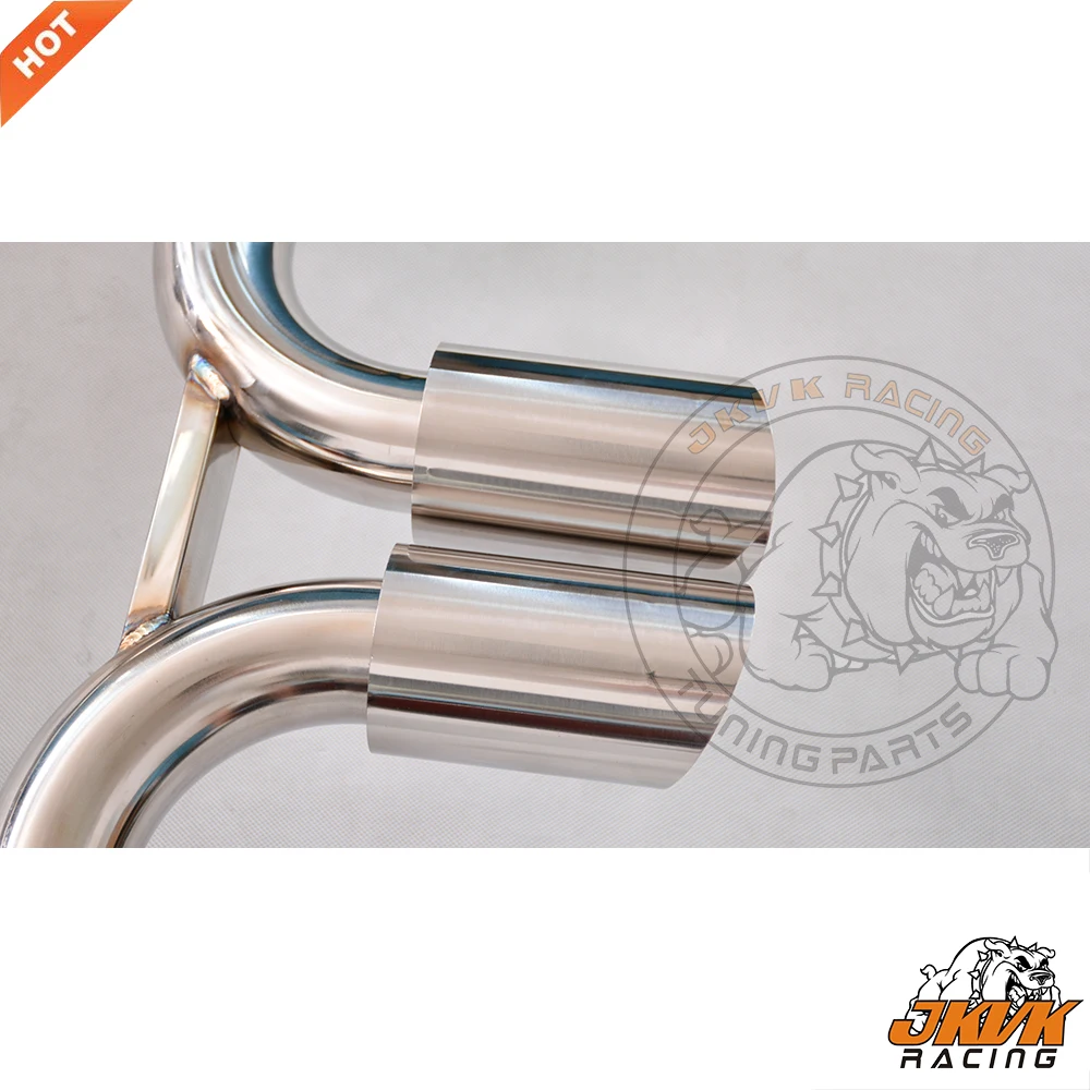 JKVK гоночный нержавеющий CATBACK для 2 5 &quotMI NI R52 R53 CO OPER S 1.6L 02 06 выхлопной