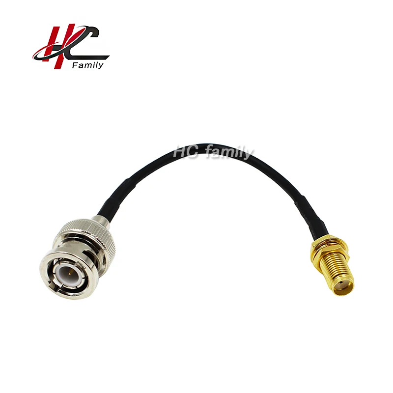 Новинка 100 мм штекер SMA к штекеру BNC Коннектор RG174 кабель