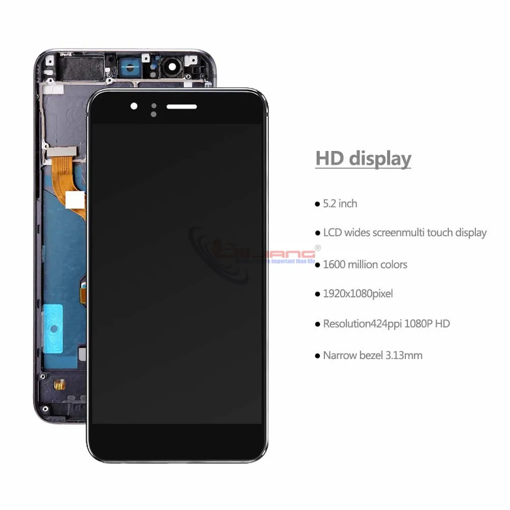 ЖК-дисплей для Huawei Honor 8 дигитайзер сенсорного экрана сменная панель в сборе FRD-L19
