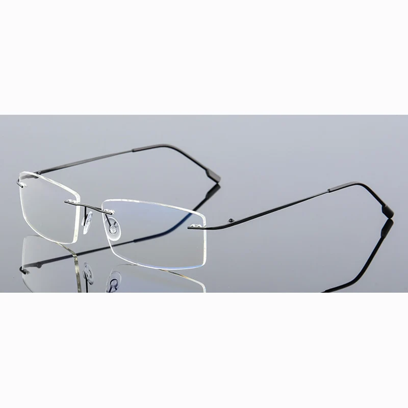 2018 Новые титановые очки ультра светильник бескаркасные анти синий линзы унисекс