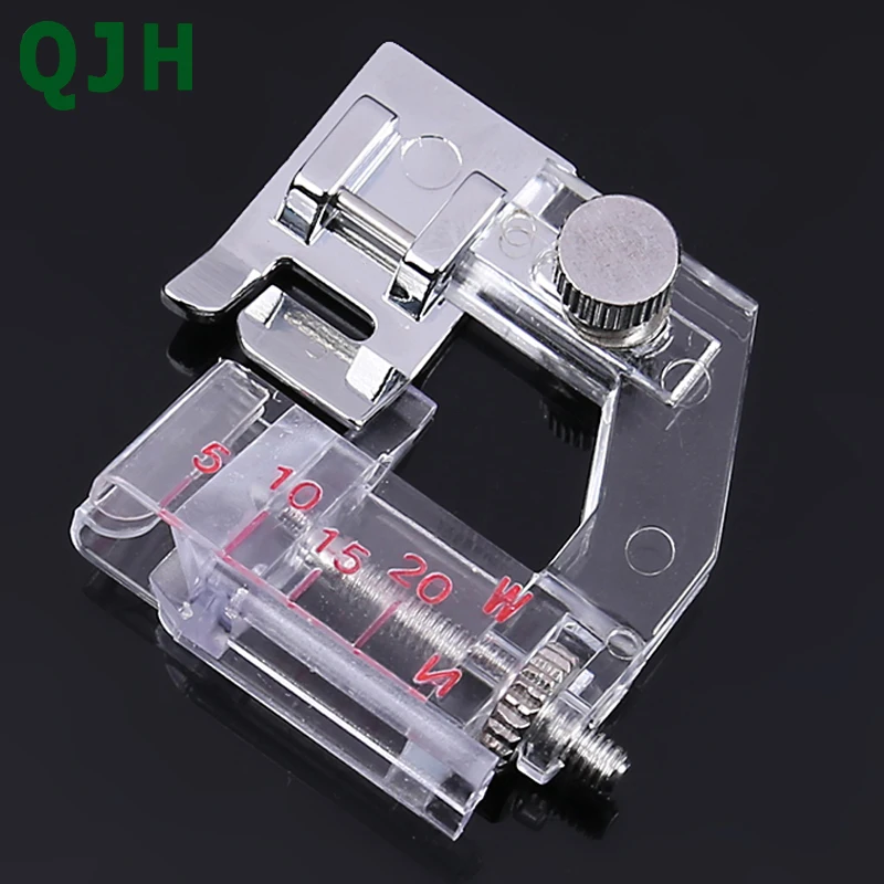 

Adjustable Sewing Presser Bias Tape Binding Foot Snap On For Brother Janome Sewing Machine Accessories Tools Presser Foot Feet
