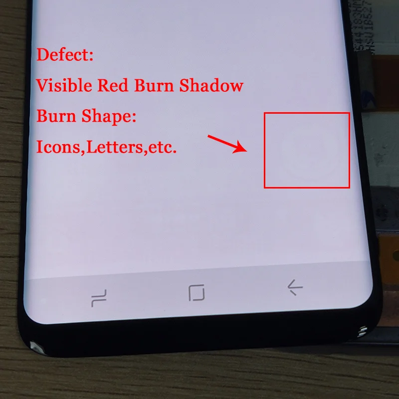 ЖК дисплей для Samsung S8 G950 G950U G950F Plus G955 G955F жидкокристаллический Burn Shadow + цифровой