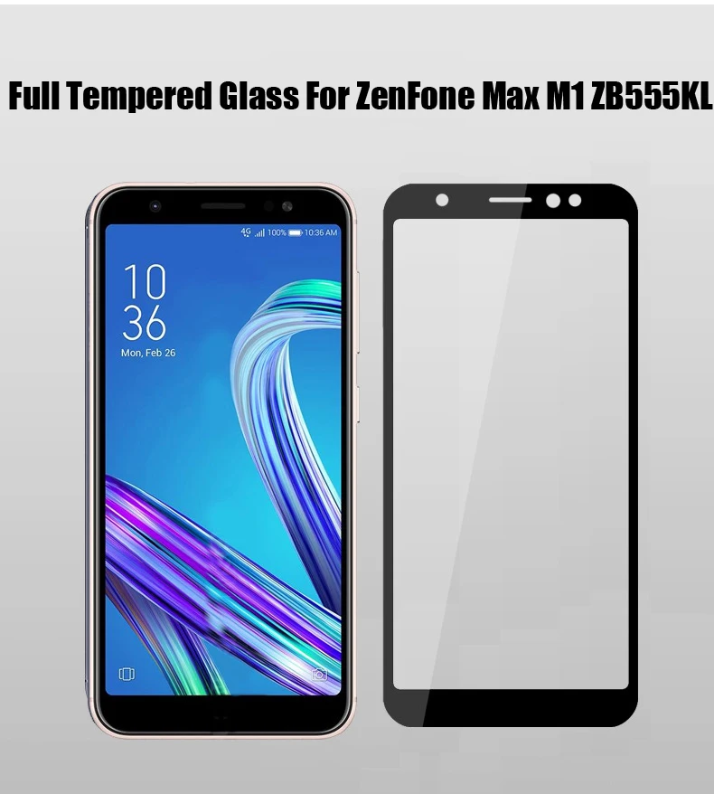 Стекло для ZenFone Max M1 ZB555KL закаленное стекло ASUS ZB555 KL ZB 555KL X00PD защита экрана|Защитные