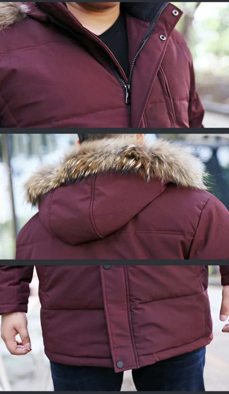 MFERLIER толстые теплые пуховики 6XL 7XL 8XL 9XL 10XL Большие размеры с длинным рукавом зимние пальто