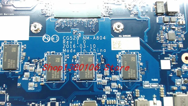 CG520 NM A804 подходит для lenovo 110 15IBR системная плата CPU N3060 + 2 Гб памяти|Материнские
