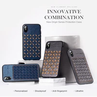 for apple iphone x xs xr xs max cover rock fashion anti knock pu leathersilicone bumper hybrid coque cases for iphone x xs xr