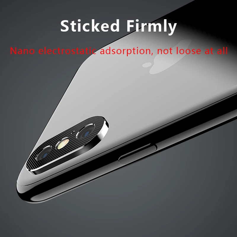 Защитная крышка для объектива iPhone XS Max роскошный тонкий металлический чехол с