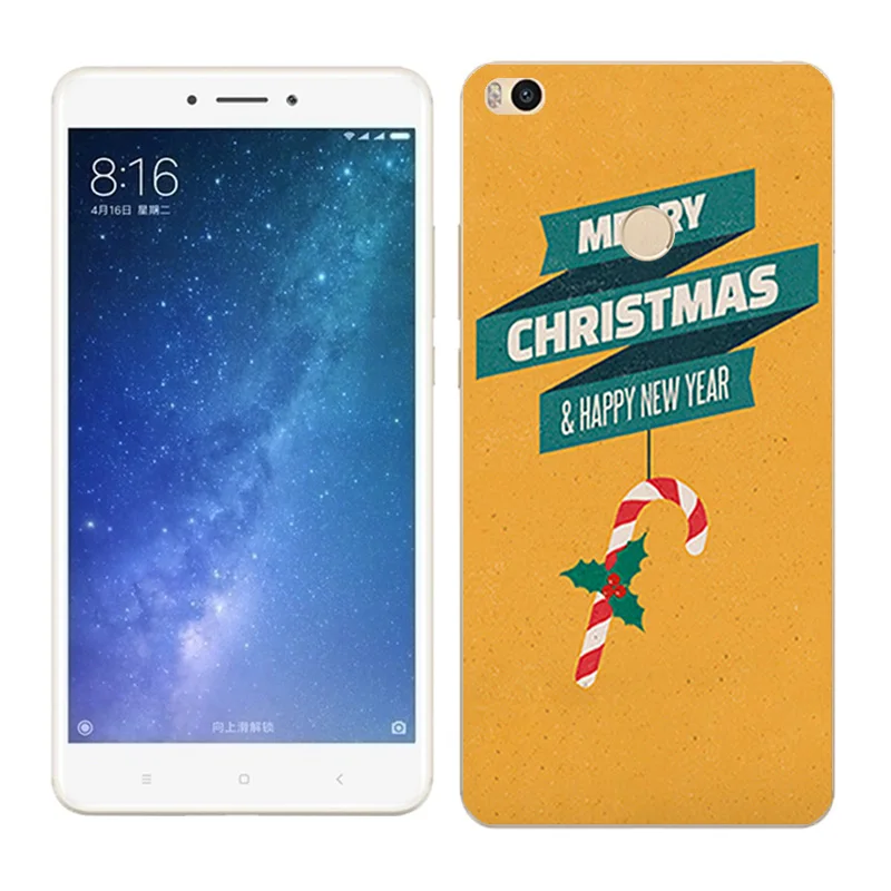 35 Чехол s для Xiaomi Mi Max2, мягкий силиконовый чехол для Xiaomi Mi Max 2 X'mas Day, окрашенный чехол для телефона xiomi Mi Max 2, Fundas - Цвет: 35