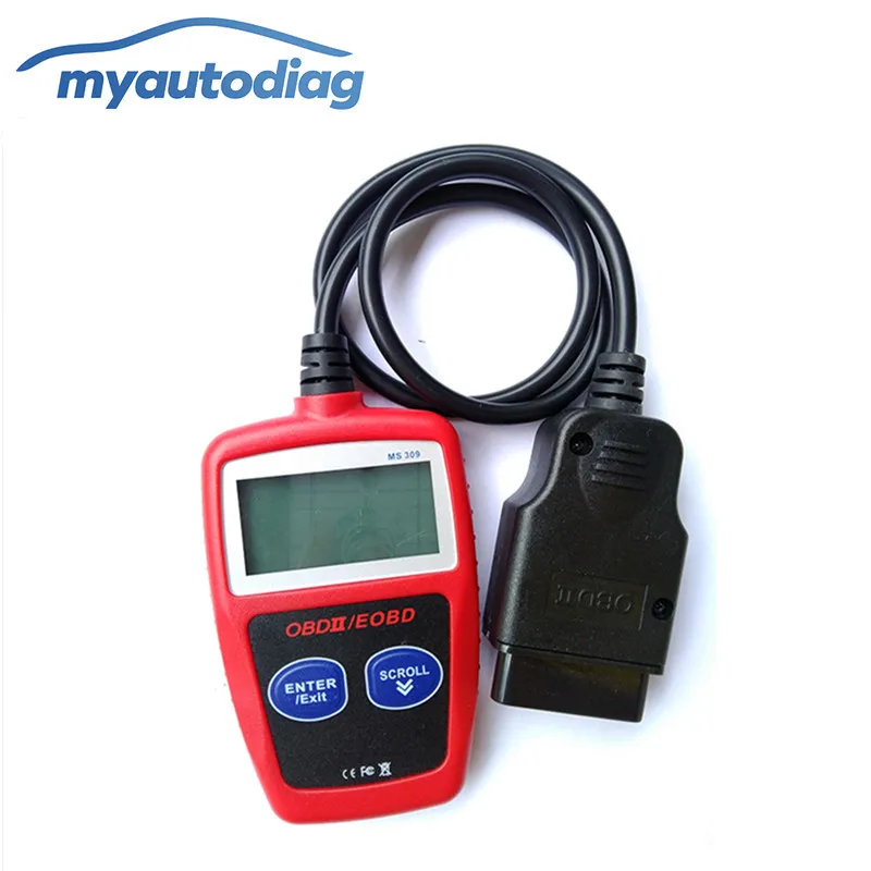 MaxiScan MS309 OBD2 OBDII сканер штрих кода может устройство чтения автомобиля MS 309