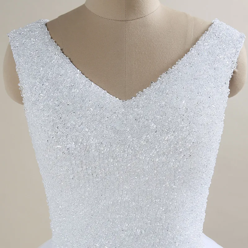 Свадебное платье с V образным вырезом и бусинами 2019|wedding gowns|gown weddingball gown wedding dresses |