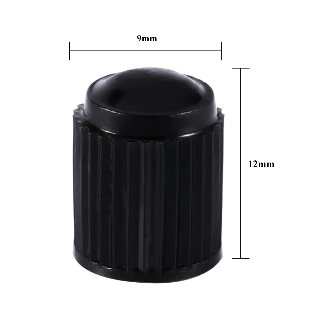 100 шт черный пластик авто велосипед мотоцикл колеса грузовика крышки стержня