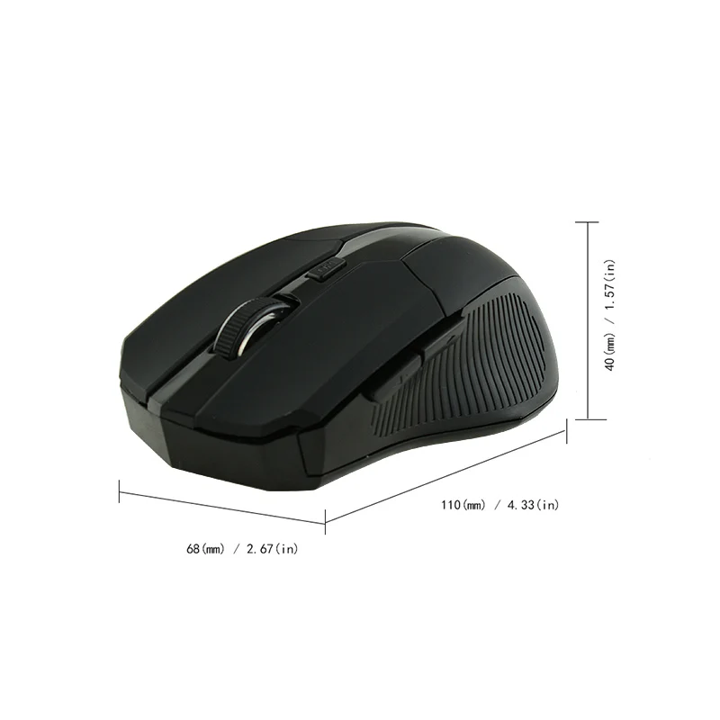 Эргономичная оптическая мышь BTS 2 4 ГГц вертикальная игровая 1600 DPI с USB-приемником