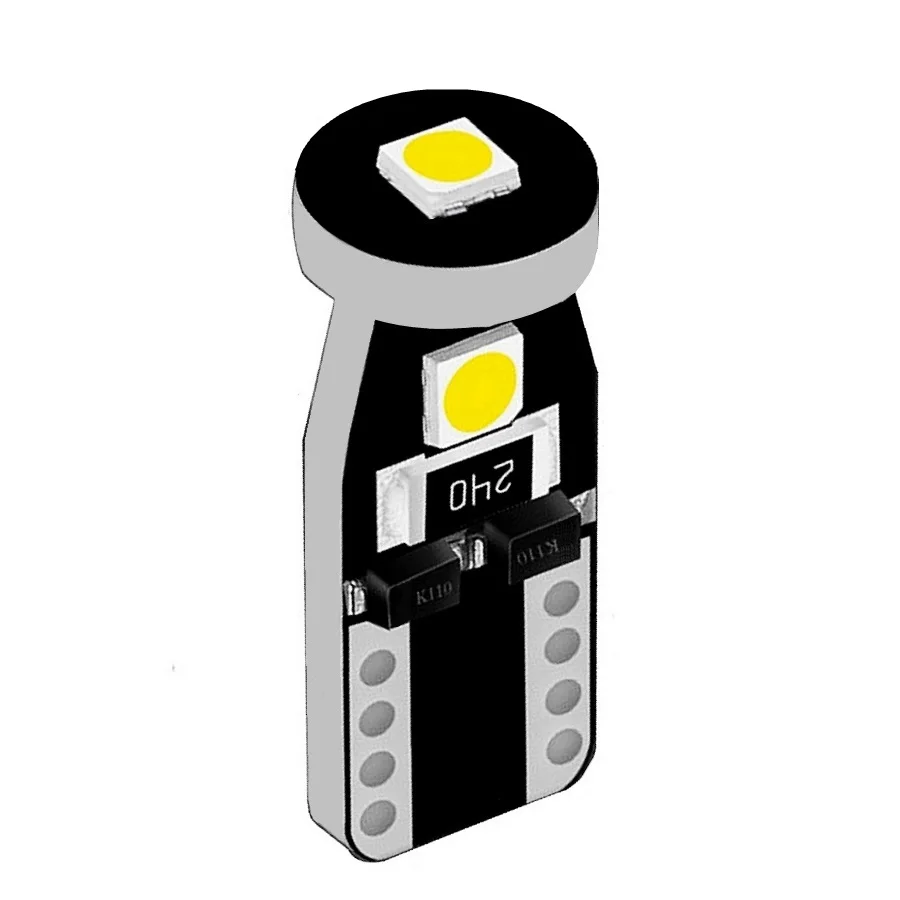 1 шт. T10 3 SMD 3030 светодиодный W5W 192 168 501 3SMD Авто клиновидный задний боковой светильник автомобильный парковочный светильник купольная лампа для чтения Canbus без ошибок