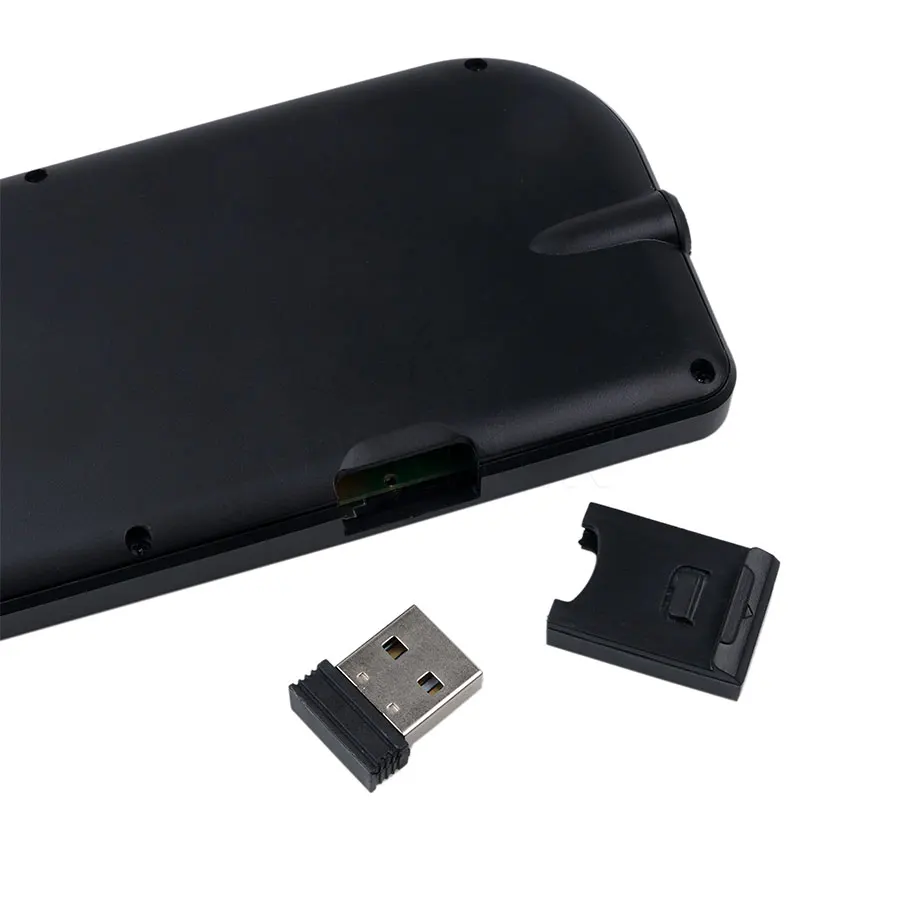 Беспроводная ручная клавиатура Kebidumei 2 4G RF Qwerty Touchpad Mouse 3 в 1 маленькая и изысканная