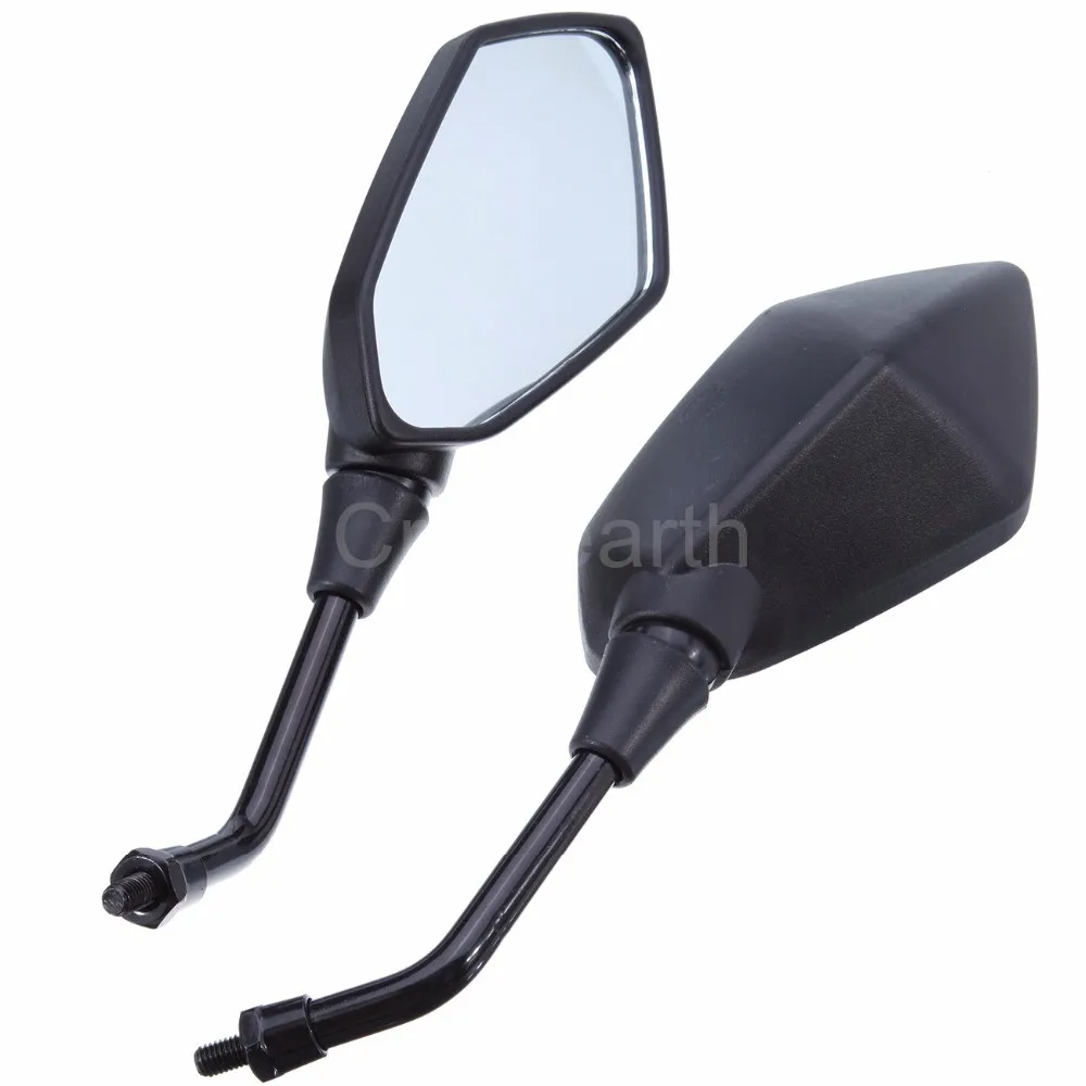 Мотоциклетные зеркала заднего вида боковые 10 мм для Kawasaki Z1000 2003-2011 Z750 2004-2011 ER6B ER-6N