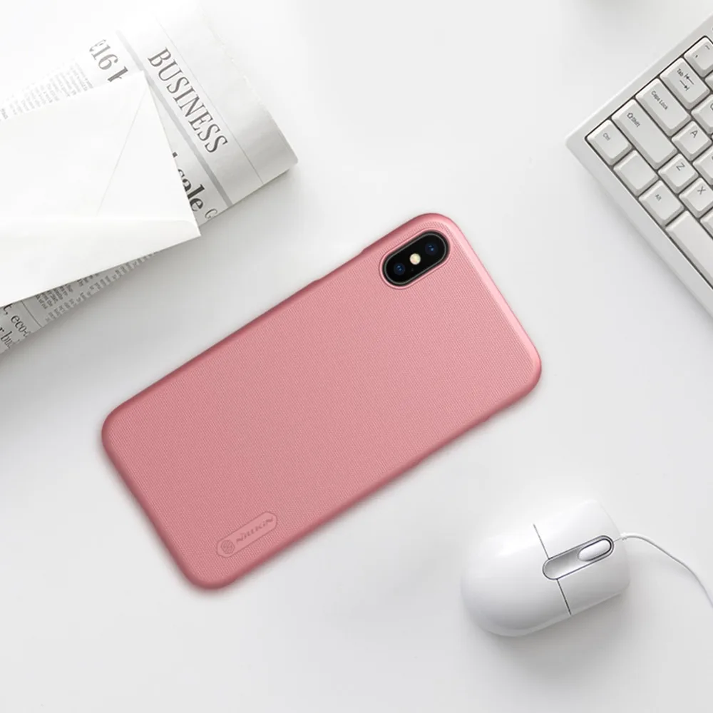 Для iphone X чехол Nillkin матовый PC твердый пластиковый чехол на заднюю панель для iphone X сумка для телефона для iphone 10 Чехол