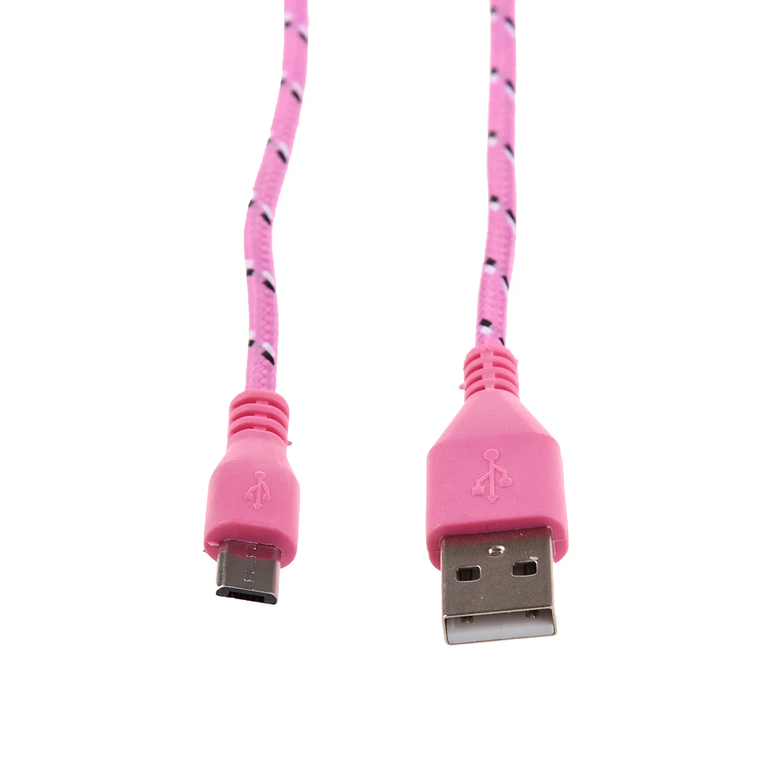 SCLS 1 м Плетеный тканевый кабель Micro USB для передачи данных и синхронизации