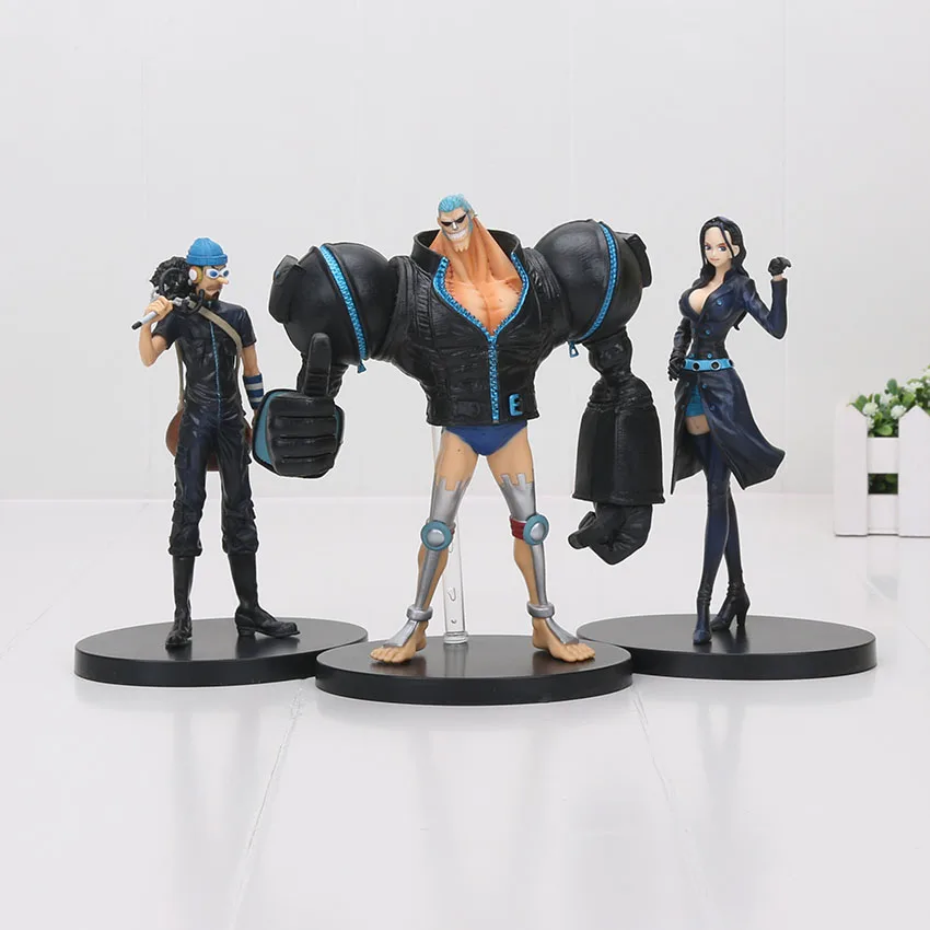 Фигурки героев Luffy Chopper Brook Sanji Nami Zoro franky usopp nico игрушки на Рождество 3 шт./компл. 9-22