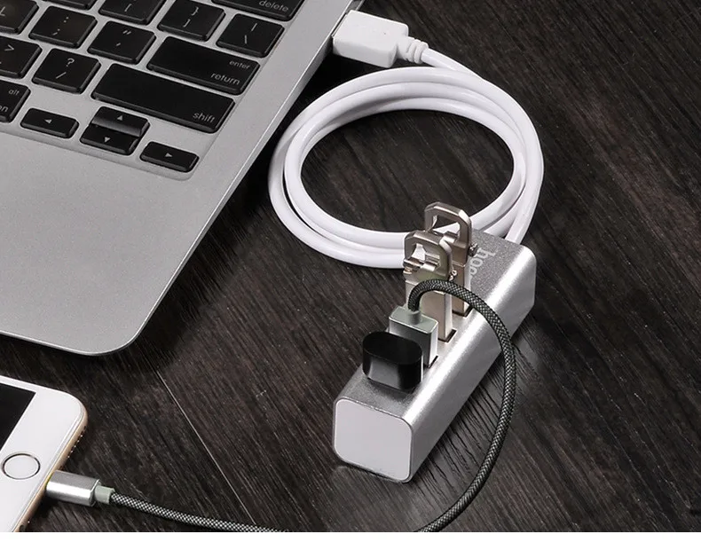 Мини USB 2 0 высокоскоростной 4 портовый usb хаб адаптер разветвитель для ПК