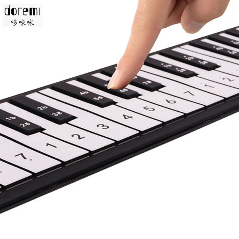 DoReMi 37 клавиш Новый портативный электронный пианино детский складной Smart Keyboard