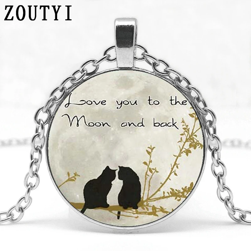 Новинка 2018 горячая Распродажа искусственное ожерелье с надписью I love you to the moon and