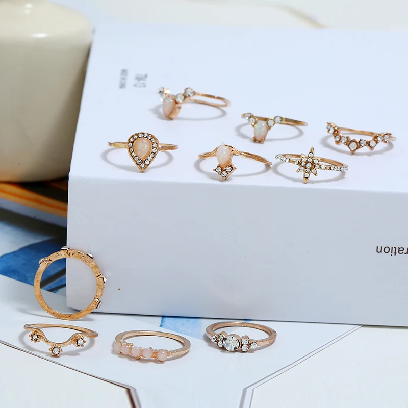 2019 Золотое кольцо на палец женское минимальное ювелирные изделия в стиле