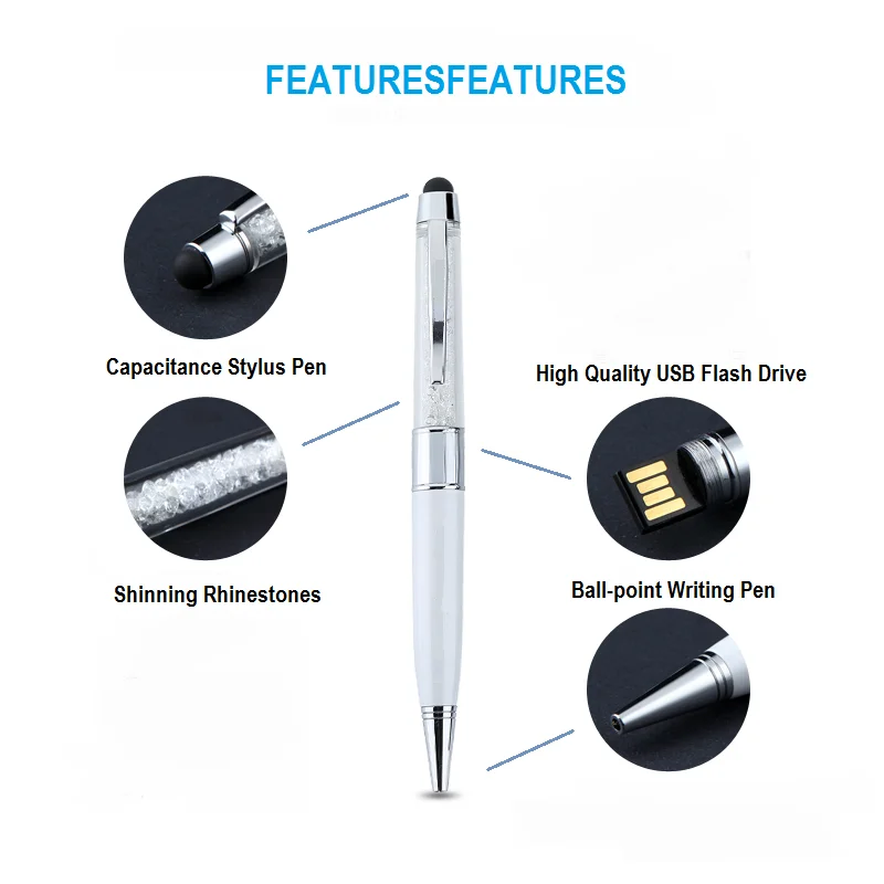 Стилус с USB флешка ручка привод для wacom бамбуковый сенсорный экран iPhone телефон