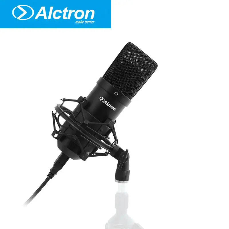 Профессиональный конденсаторный микрофон Alctron um900 для записи студийный